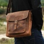 Mzima Spring Leather Laptop Bag