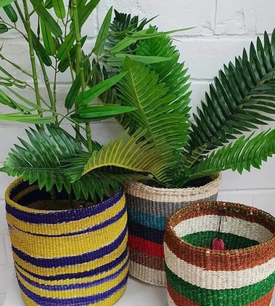 Sisal Blossom Basket